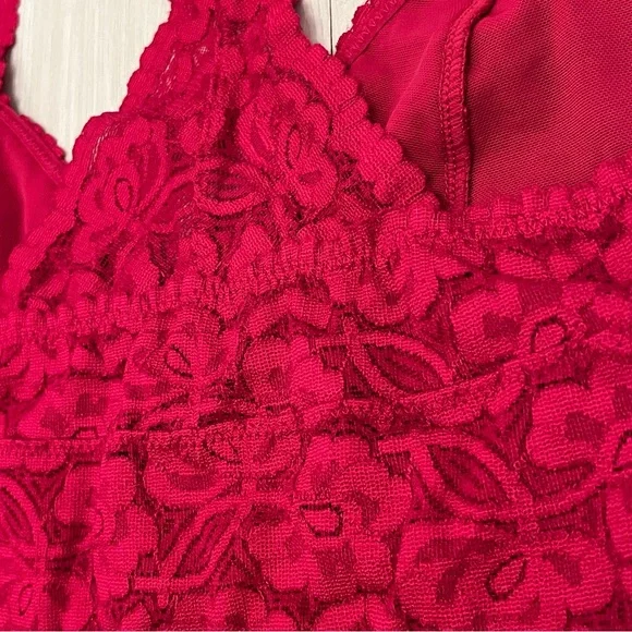 NWT Free People Lace Bra - “Raspberry” Size Small - Picture 3 of 6